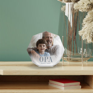 Bloc Photo Année De Création Du Grand-Père Opa