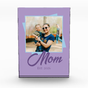 Bloc Photo Année d'établissement de maman avec photo