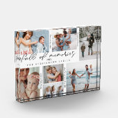 Bloc Photo Année pleine de souvenirs Collage photo et faits s (Gauche)