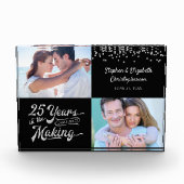 Bloc Photo Anniversaire d'argent hier et maintenant Photos Co (Devant)