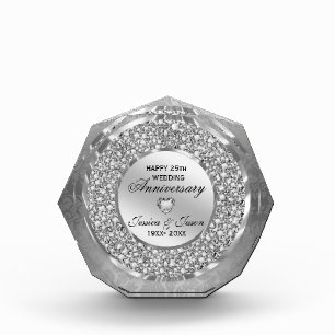 Bloc Photo Anniversaire des diamants blancs-Mariages