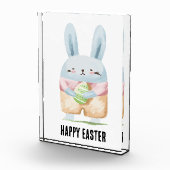 Bloc Photo Aquarelle adorable Lapin de Pâques (Droite)