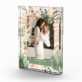 Bloc Photo Aquarelle Eucalyptus Papillon vert (Droite)