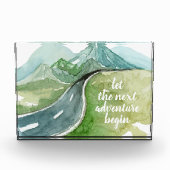 Bloc Photo Aquarelle Nature Commençons la prochaine aventure (Devant)
