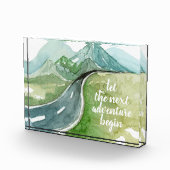 Bloc Photo Aquarelle Nature Commençons la prochaine aventure (Droite)