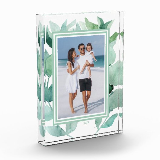 Bloc Photo Aquarelle verte (Gauche)