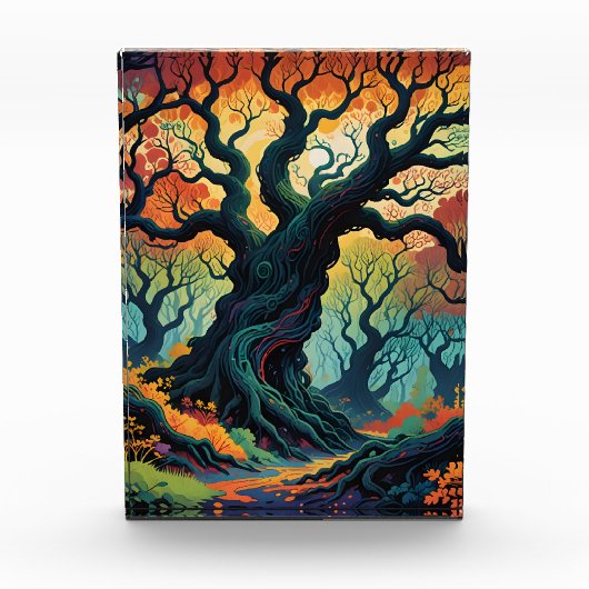 Bloc Photo Arbres mystiques Abstraits (Devant)