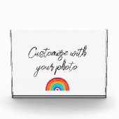 Bloc Photo Arc-en-ciel - Ajoutez votre propre photo (Devant)