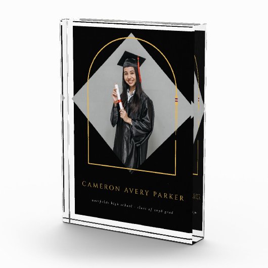Bloc Photo Arch Tassels Minimaliste Frame Photo Graduation (Droite)