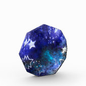 Bloc Photo Arrière - plan spatial avec étoiles (Gauche)