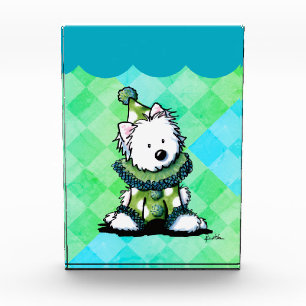 Bloc Photo Art de clown de cirque Westie