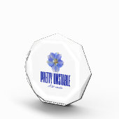 Bloc Photo Assez Instable : Tee Déclaration Florale Bleue (Droite)