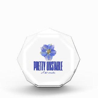 Bloc Photo Assez Instable : Tee Déclaration Florale Bleue