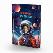 Bloc Photo Astronaut Deep Space Sky Planets Photo Gift (Droite)