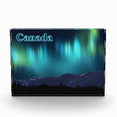 Bloc Photo Aurora Borealis - Lumières du Nord (Devant)