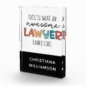 Bloc Photo Avocat sur mesure | Procureur | Awesome Lawyer (Droite)