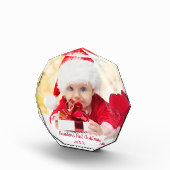 Bloc Photo Baby First Christmas Red Script O (Droite)