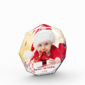 Bloc Photo Baby First Christmas Red Script O (Gauche)