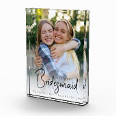 Bloc Photo Bachelorette minimaliste moderne (Droite)