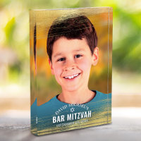 Bar Mitzvah Pinceau Or Typographie Moderne Gras