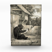 Bloc Photo Beard - Bear, Dog and Donkey (Devant)