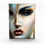 Bloc Photo Beauté éthérée Déesse dorée (Devant)