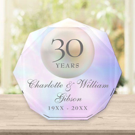 Bloc Photo Beautiful Pearl 30th Anniversary