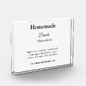 Bloc Photo beignets faits maison avec amour ajouter site de t (Gauche)