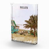 Bloc Photo Belize Caribbean Beach Scenery (Droite)