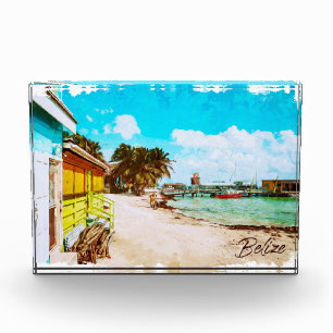 Bloc Photo Belize Tropical Paradise Travel