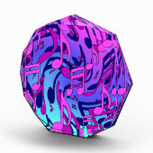 Bloc Photo Belle musique Upbeat Colorful Notes musicales (Droite)