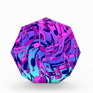 Bloc Photo Belle musique Upbeat Colorful Notes musicales