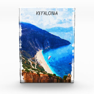 Bloc Photo Belle oeuvre d'aquarelle Kefalonia Greece