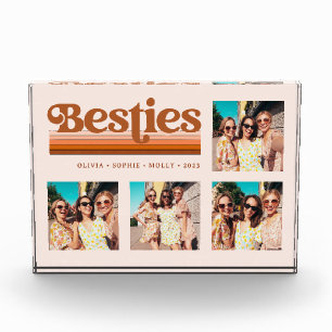 Bloc Photo Besoins   Boho Retro Terracotta Texte et rayures