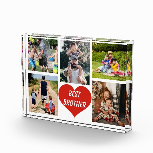 Bloc Photo Best Brother Red Heart (Droite)