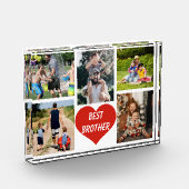 Bloc Photo Best Brother Red Heart (Gauche)