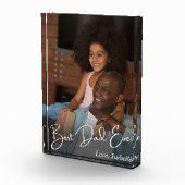 Bloc Photo Best Dad Ever Custom Photo (Droite)