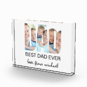 Bloc Photo Best Dad Ever Photo Letter Photo Block (Droite)