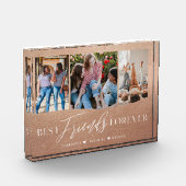 Bloc Photo Best Friends Forever BFFs Photo Keepsaké Rose Gold (Gauche)