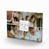 Bloc Photo Best Mom Ever Custom 4 Photo Collage (Droite)