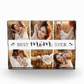 Bloc Photo Best Mom Ever Modern Photo Collage Personalized (Devant)