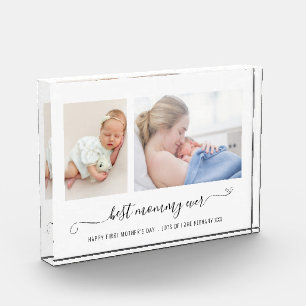 Bloc Photo Best Mommy Ever Script 2 Photos 1ère Fête des mère