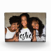 Bloc Photo Besties Best Friends police de script moderne (Devant)