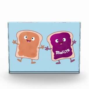 Bloc Photo Beurre d'arachide mignonne et caricature sandwich