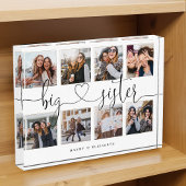 Bloc Photo Big Sister Script Cadeau Pour Soeur Photo Collage