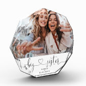 Bloc Photo Big Sister Script Cadeau Pour Soeur Photo Keepsaké (Gauche)
