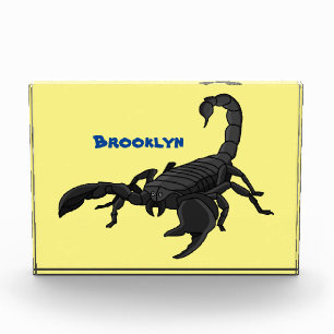 Bloc Photo Black hungry scorpion