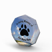 Bloc Photo Bloc acrylique arc-en-ciel personnalisé (Droite)