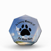 Bloc Photo Bloc acrylique arc-en-ciel personnalisé (Devant)