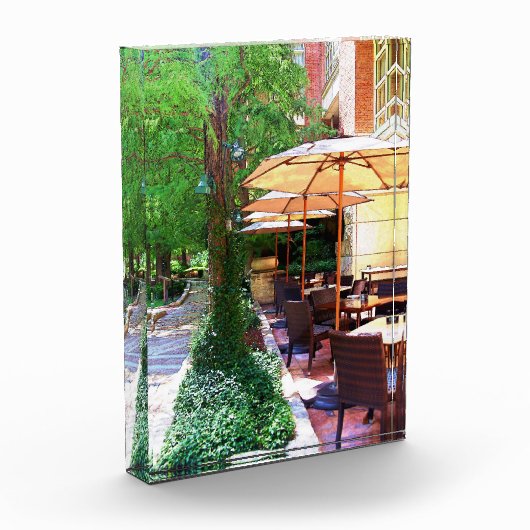 Bloc Photo Bloc acrylique du café Riverwalk (Gauche)